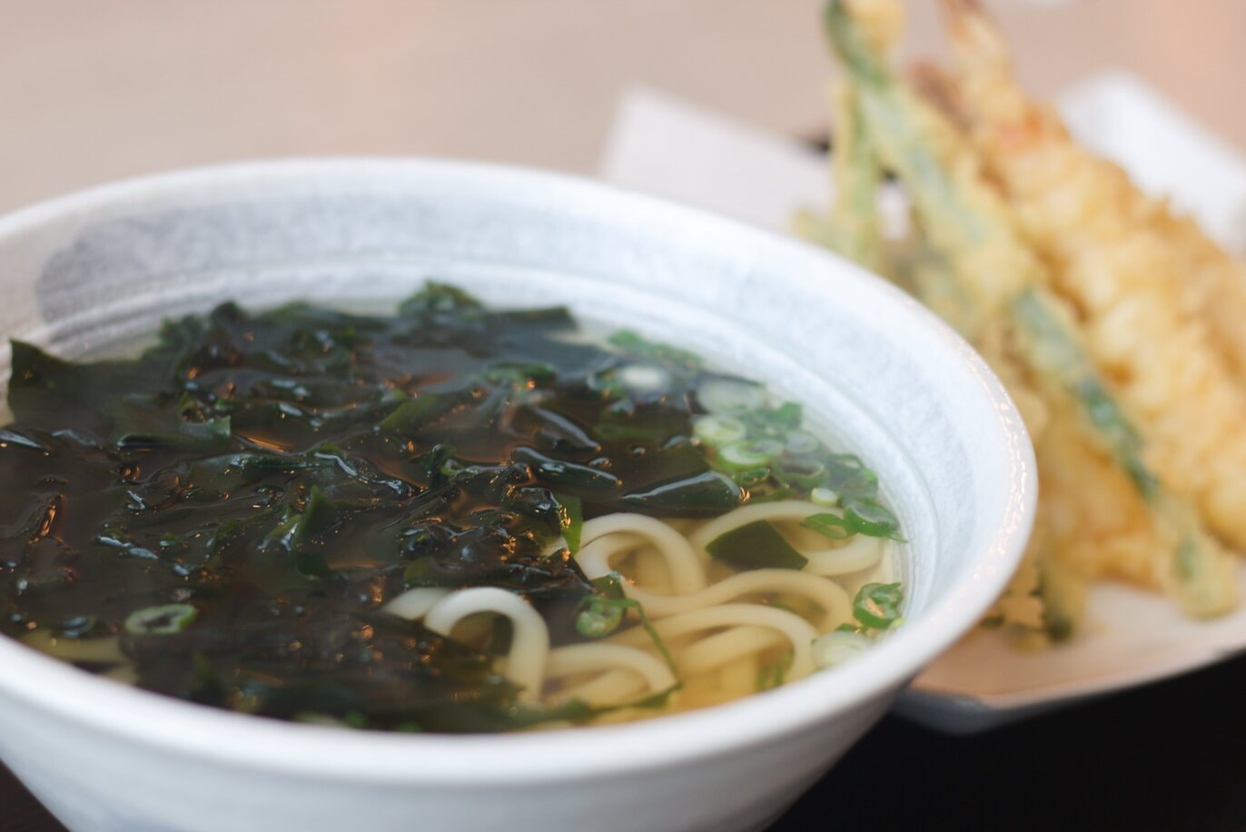 Udon noodle with tempura